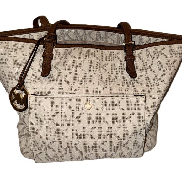 Mercer Large Logo Accordion Tote Bag with wallet set - Picture 1 of 7